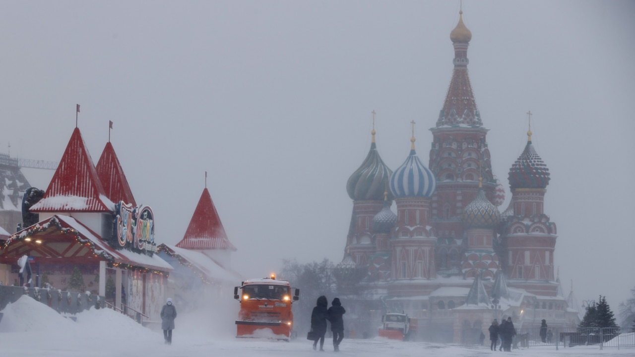 Extreme cold weather hits Russia’s capital