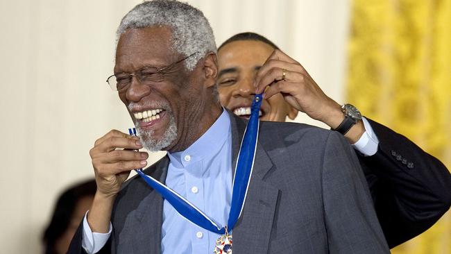 Bill Russell is an icon of American sport. (Photo by Jim WATSON / AFP)