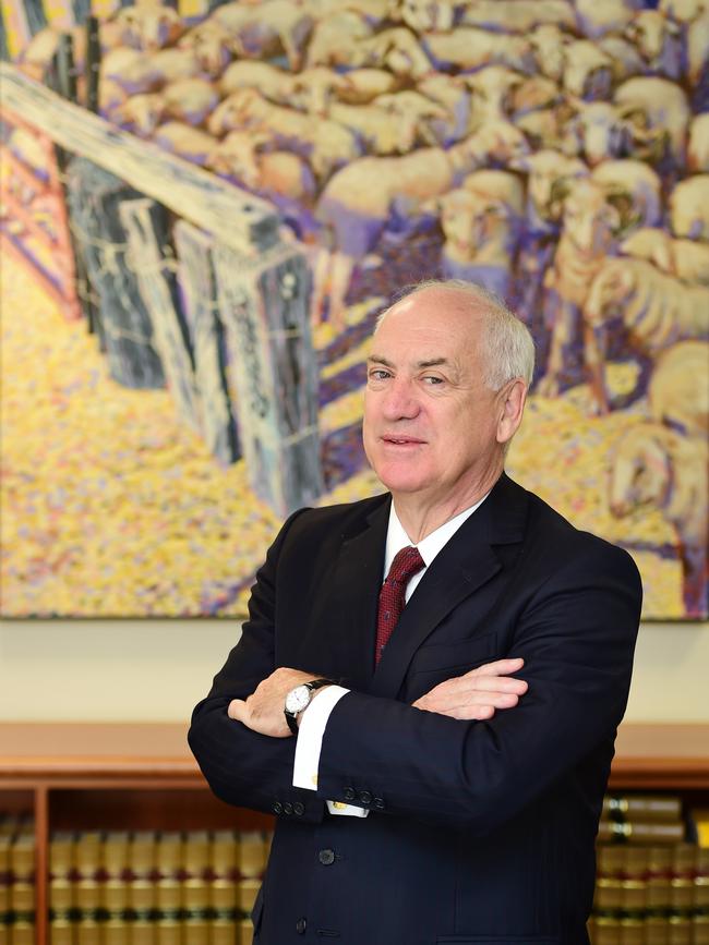 AGRIBUSINESS MAGAZINE: Allan Myers Allan Myers is multi-millionaire and head of the Dunkeld Pastoral Company. This is the cover for the AGRIBUSINESS MAGAZINE. PICTURE: ZOE PHILLIPS