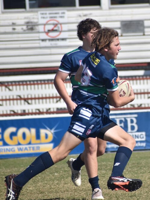 Rockhampton District Junior Rugby League CQ Club Challenge, under-15, Blackwater Crushers versus Brothers White, Browne Park, June 24, 2023.