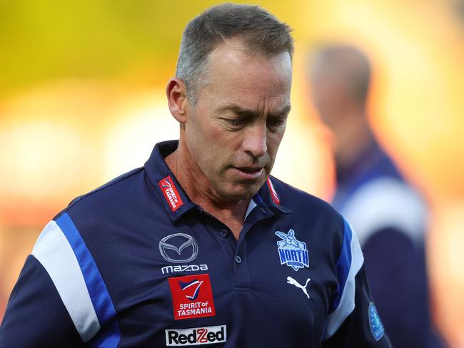 Alastair Clarkson has a huge job on his hands to lift North Melbourne out of the doldrums. Picture: Sarah Reed/Getty Images