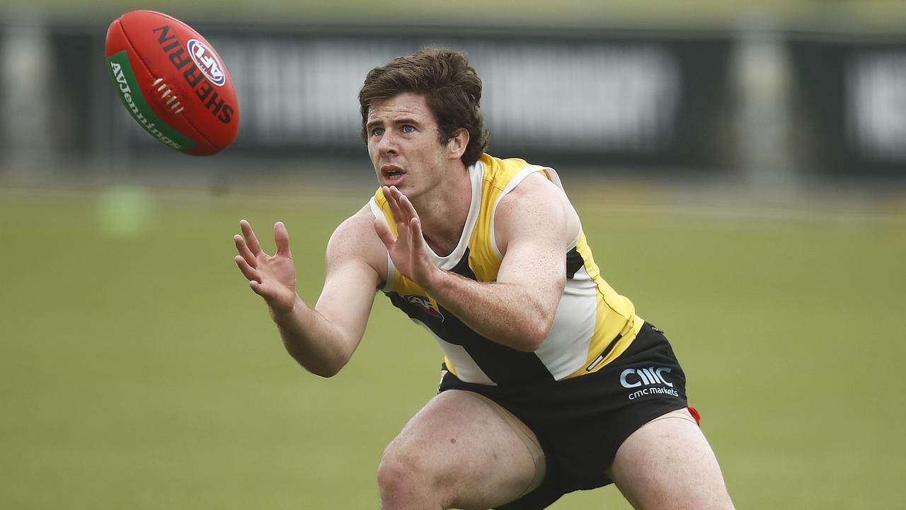 Jack Higgins booted four goals for his new side. Picture: Daniel Pockett/Getty Images