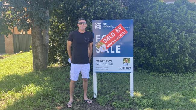 First homebuyer Kane Ramon bought his "forever home" in Yamanto.