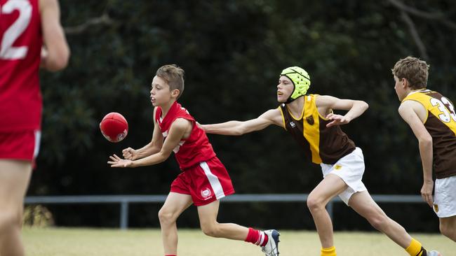 Padua College vs Palm Beach Currumbin SHS during a qualifying game last month. Picture: REnae Droop