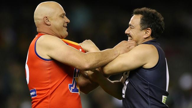 AFL ALL STARS MATCH Martin Pike &amp; Sam Pang Picture:Wayne Ludbey