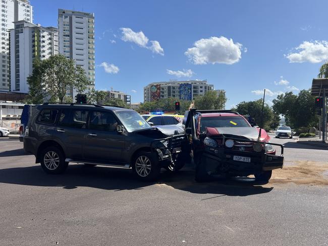 Major collision at Darwin city intersection causes delays