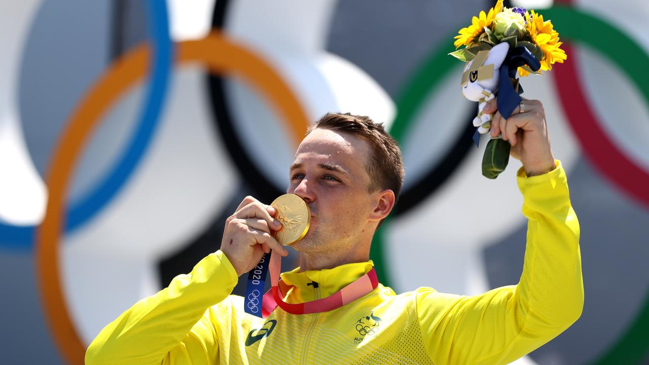 Logan Martin took the first-ever BMX freestyle gold.