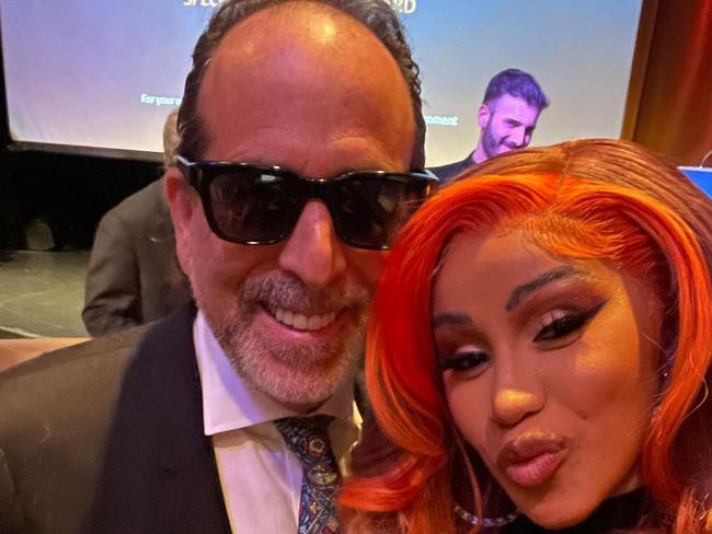 Drew Findling with Cardi B.