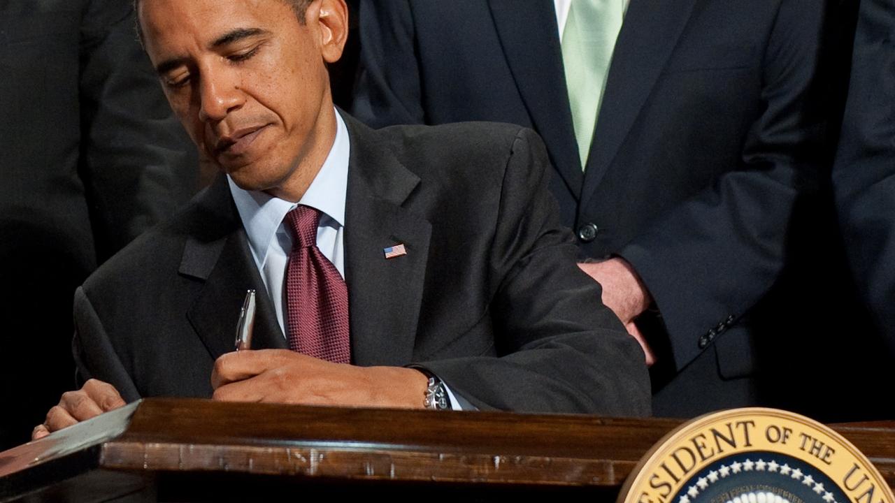 Barack Obama signed a lot of legislation during his first two years — and struggled to pass anything after that. Picture: Saul Loeb/AFP