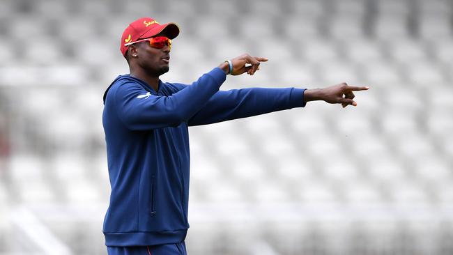 West Indies captain Jason Holder at Old Trafford in Manchester