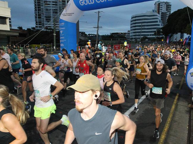 Gold Coast Marathon Sunday . 10KM Race.Pic Mike Batterham