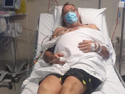 Trevor Hardie, who caught a life-threatening bacterial infection from mice in Dunedoo. Picture: Sara Wilson,picture from  Facebookhttps://www.facebook.com/abitsathisnthat/photos/pcb.6109142025778246/6109140999111682