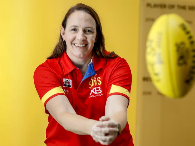 Fiona McLarty, Head of Women's Football for Gold Coast Suns. Pic Tim Marsden