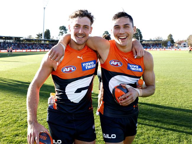 While departed Academy players like Harry Perryman and Isaac Cumming have been integral to the Giants, the club wants more Western Sydney talent progressing through its pathway. Picture: Phil Hillyard
