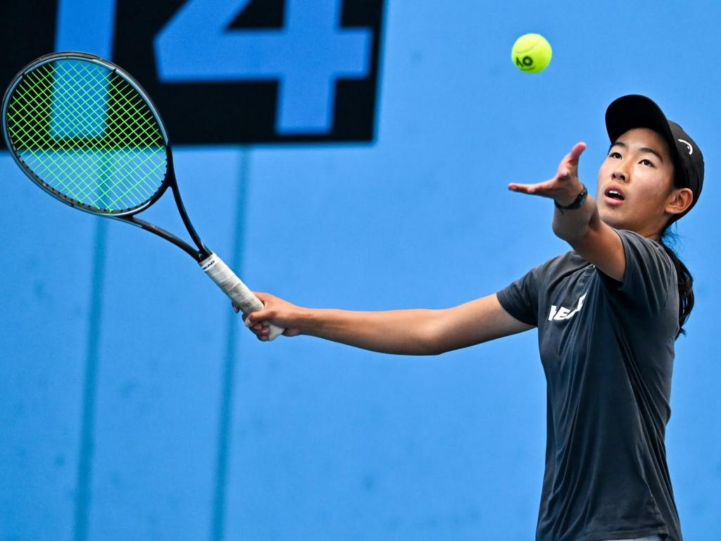 Esther Meng said studying at Australian Christian College Victoria Online helped her balance her tennis commitments with school. Picture: Supplied