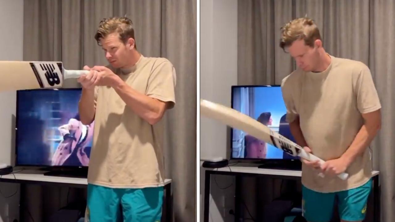 Steve Smith, shadow batting, Seinfeld, Australia vs Inggris, Tes kedua, Adelaide Oval