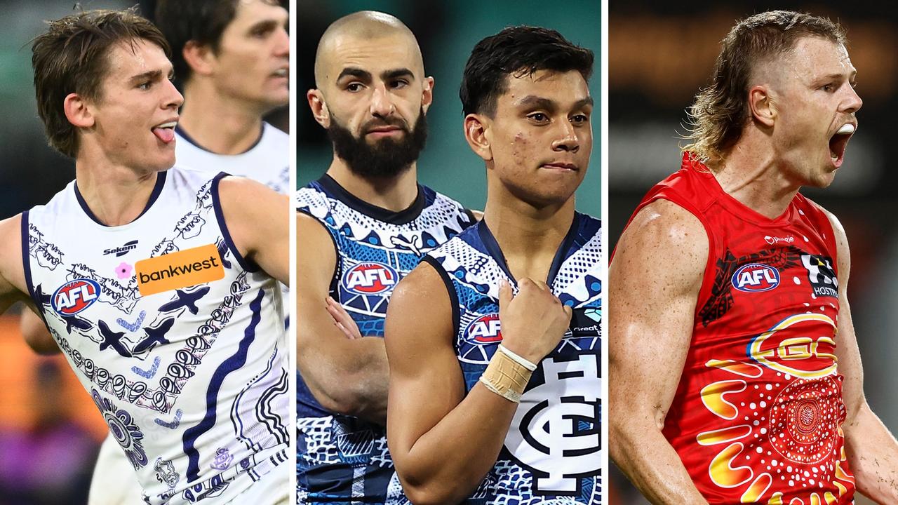 A round of upsets has complicated the AFL finals race midway through the year.