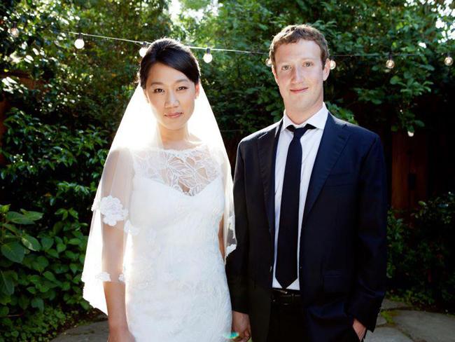 Mark Zuckerberg married Priscilla Chan in the backyard of their Palo Alto home.