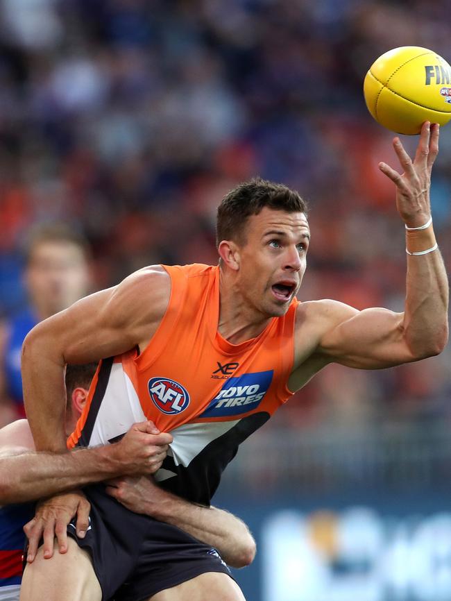 Deledio in action for the Giants.