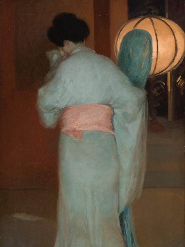 The Rupert Bunny portrait of Madame Sadayakko, dated 1907.