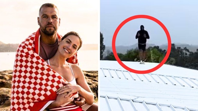 Buddy Franklin preparing for Cyclone Alfred.