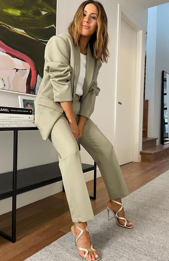 Lana in the brand’s best-selling shoes. Picture: Instagram/LanaWilkinson