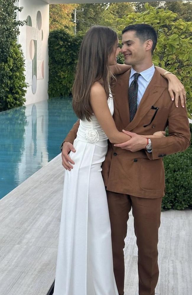 The couple celebrated with family and friends. Picture: Instagram