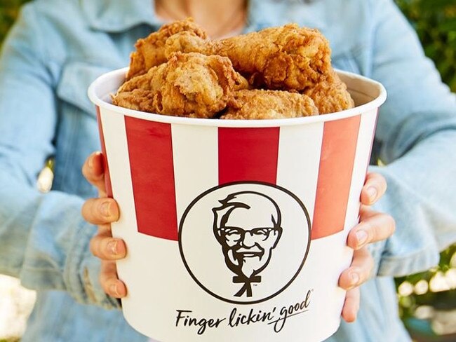 Bucket of Kentucy fried chicken