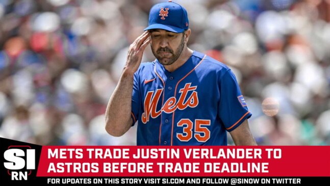 BREAKING: The Mets have traded Justin Verlander to the Astros. The