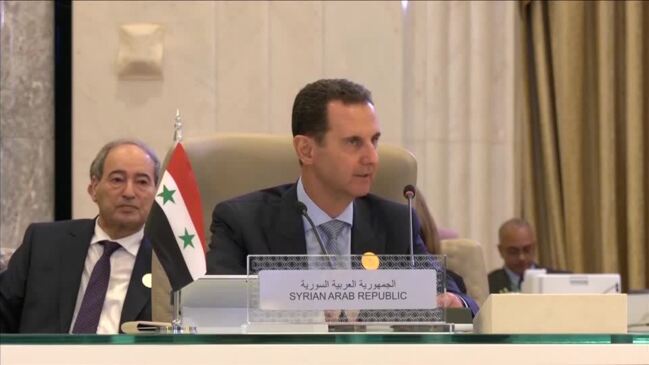 Assad embraced at Arab summit to U.S. dismay