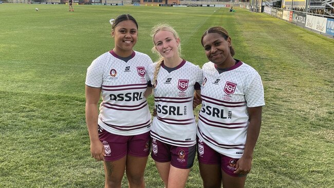 India Seeto, Nadia Windleborn and Relna Wuruki-Hosea.