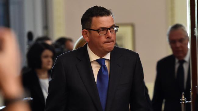 Victorian Premier Daniel Andrews says the tabling of 265 government reports in one day in state parliament is ‘in accordance with the law’. Picture: NCA NewsWire / Nicki Connolly