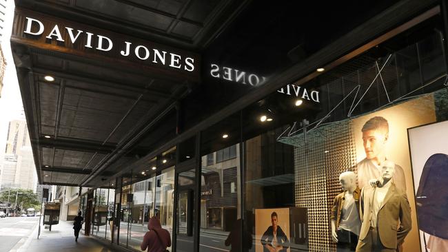 David Jones is up for sale after a rocky eight years under South African retail giant Woolworths Holdings’s ownership. Picture: Damian Shaw/NCA NewsWire