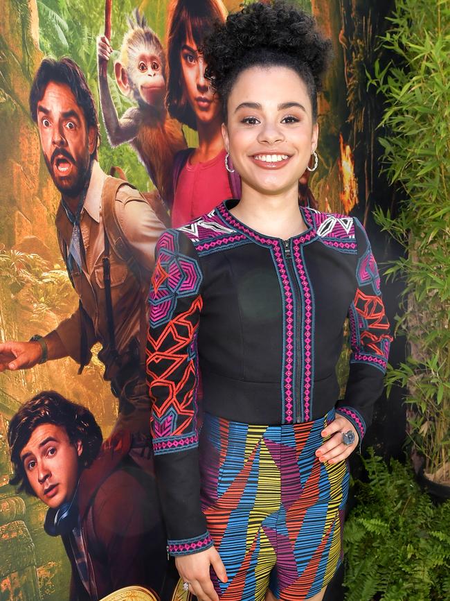 Gabrielle Nevaeh Green at the world premiere of the Queensland-filmed Dora and the Lost City of Gold at Regal LA cinemas. Picture: Emma McIntyre/Getty Images