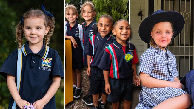 Toowoomba prep students' first day 2025.