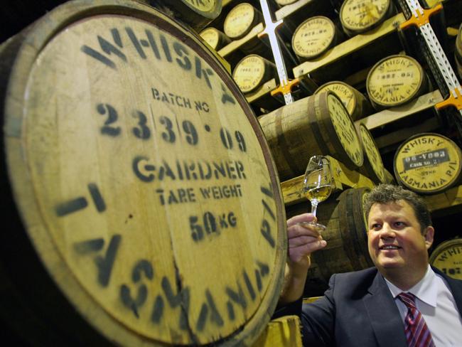 Hellyers Road Distillery’s master distiller Mark Littler. Picture: Chris Kidd