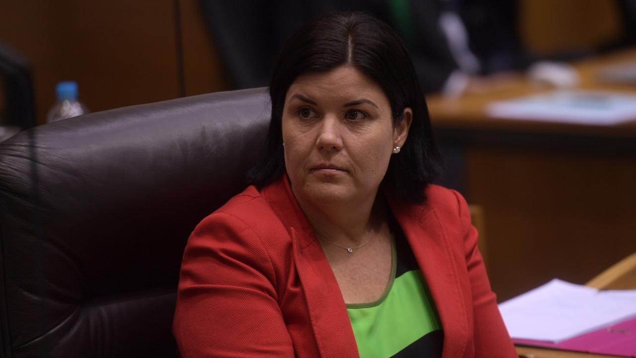 Chief Minister Natasha Fyles said it was a “point of frustration” for police to see crimes plastered across social media. Picture: (A)manda Parkinson