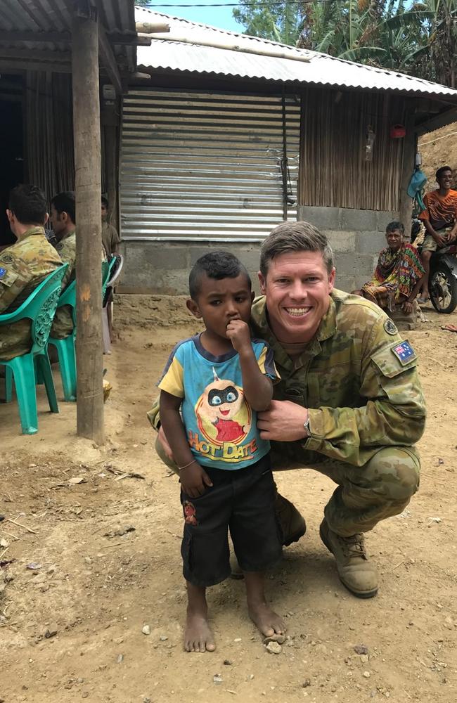 Major Luke Millwood spent almost five years in East Timor.