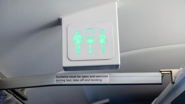 Doing it in the plane toilet in economy? Just a little bit too gross ... Picture: Getty