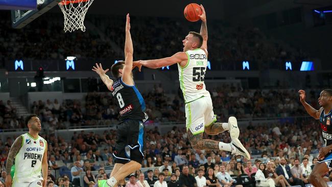 Mitch Creek’s huge dunk had the world taking notice. Picture: Kelly Defina/Getty Images