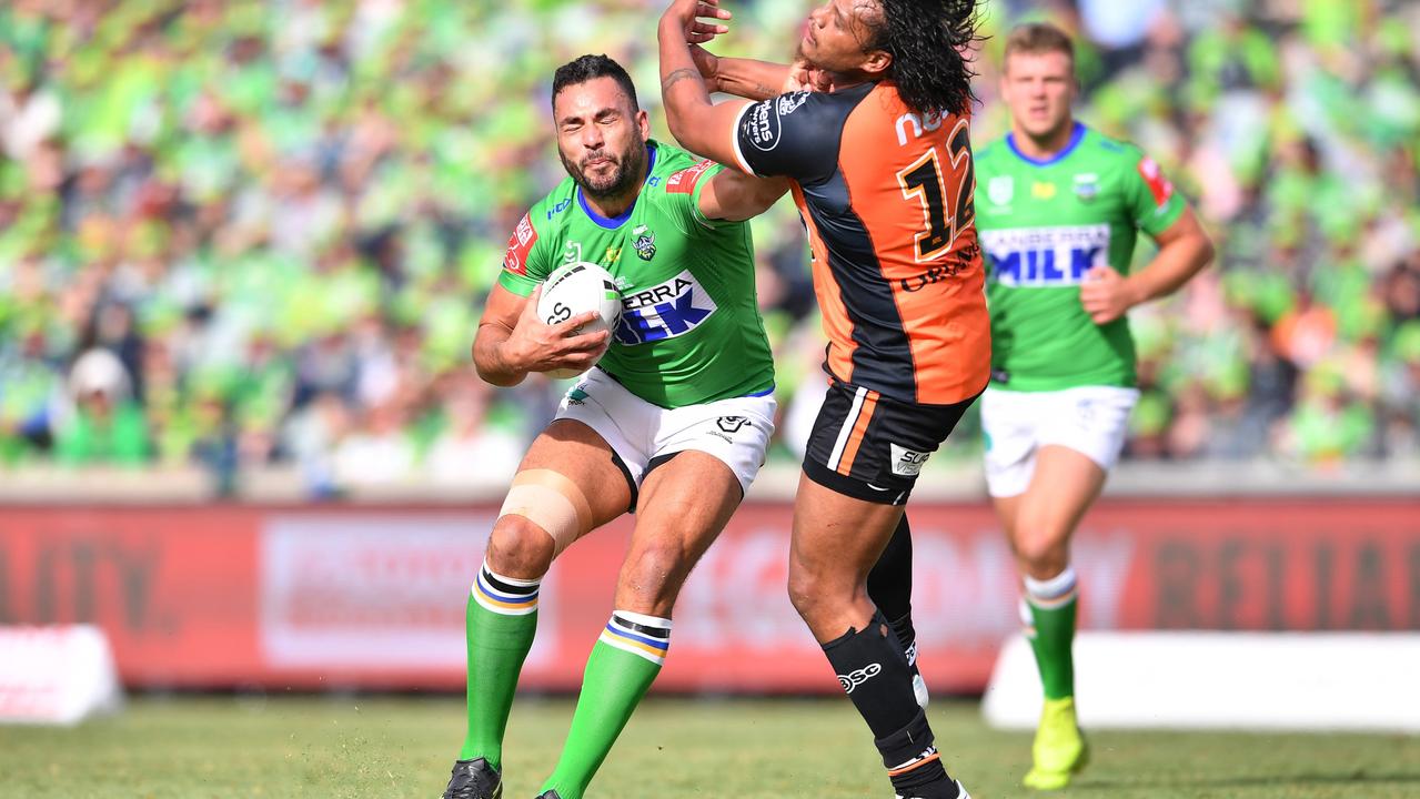 Ryan James got his career back on track at the Raiders this year. Digital image by Robb Cox/NRL Photos