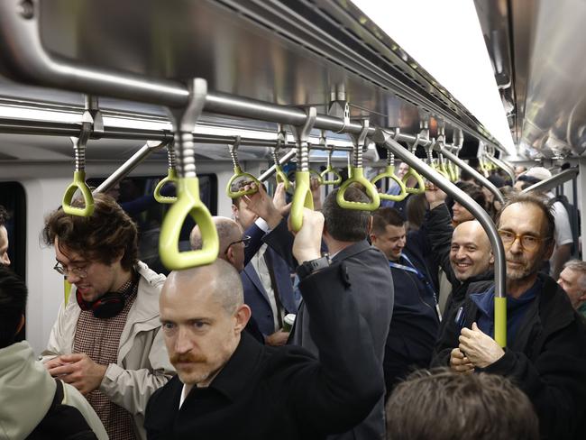 Shuttle services will be running between Barangaroo and Sydenham following the latest disruption to the Metro line. Picture: Richard Dobson / Newswire