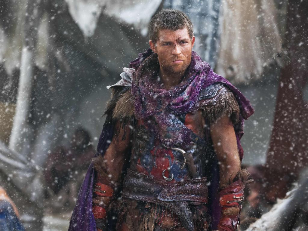 Liam stars in Spartacus: War of the Damned. Picture: Foxtel