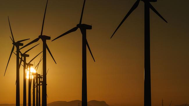 Macquarie is placing a multi-decade bet on green energy. Picture: AFP