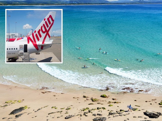 Virgin Australia has announced another sale with flights to Byron Bay from as little as $49. It comes less than two weeks after the airline’s Leap Day sale on Febuary 29 where it dropped prices even further, to $35.