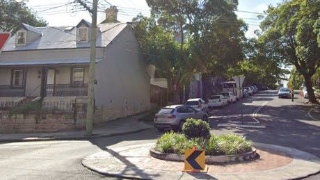 A skateboarder, believed to be ages in his 50s, has died after being struck by an SUV in the south of Sydney’s CBD. Investigator are calling for any witnesses or those with footage to come forward. Picture: Google Maps