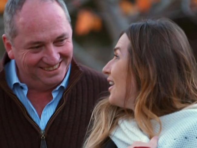 The selection committee is understood to be concerned that Mr Joyce has ‘more skeletons in the closet’ after his affair with Vikki Campion was revealed. Picture: Channel 7