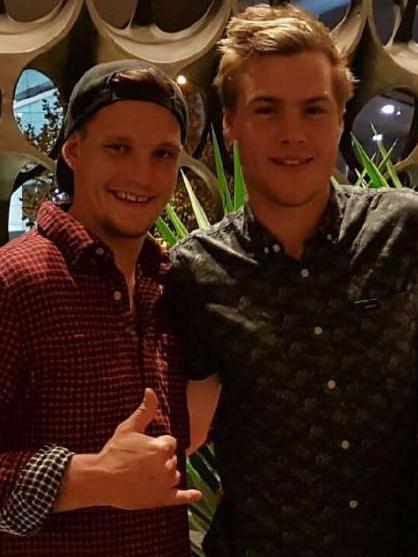 An image posted on Facebook of Clay Smith with Dale Walkinshaw.