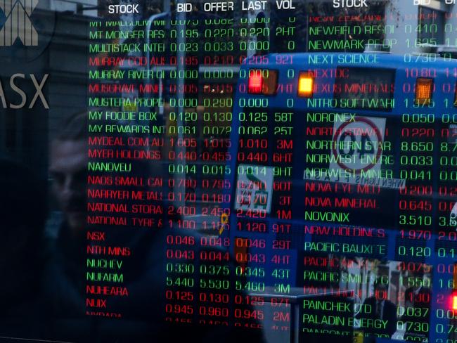 SYDNEY, AUSTRALIA - NEWSWIRE PHOTOS June 06 2022:  A general view of the digital boards at the ASX in Sydney. Picture NCA Newswire/ Gaye Gerard.