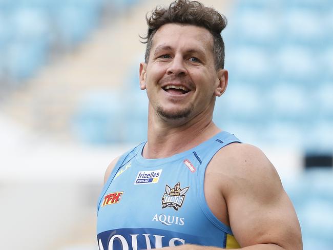 Gold Coast Titans open training session at Cbus Super Stadium. Greg Bird. Photo: Jerad Williams